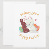 Ik wens je een gelukkige Pasen! Menu (Voorkant / Achterkant)