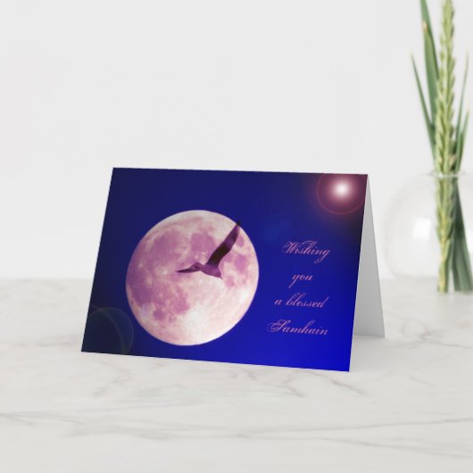 Ik wens je een gezegende Samhain Kaart (Voorkant)