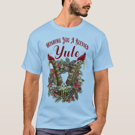 Ik wens je een gezegende Yule T-shirt (Voorkant)