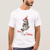 Ik wens je een gezellig kerstdier t-shirt (Voorkant)