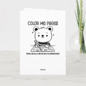 Ik wens je een grillige dag | kleurplaat kaart (Achterkant)