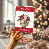 Ik wens je een groovy kerst | discobal kaart