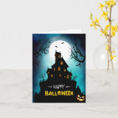 Ik wens je een heel fijne Halloween Kaart (Gele Bloem)