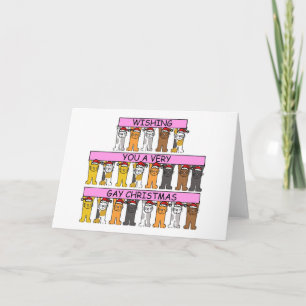 Ik wens je een heel gay kerst kaart
