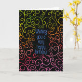 Ik wens je een heel gelukkig verjaardagsensemble kaart (Gele Bloem)