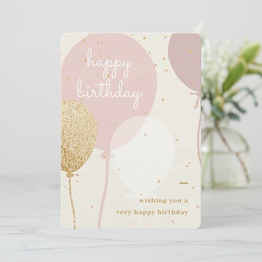 Ik wens je een heel gelukkige verjaardag feestdagenkaart (Staand voorkant)