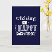 Ik wens je een heel gelukkige verjaardag kaart (Gele Bloem)