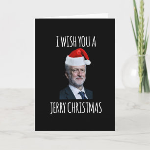 Ik wens je een Jerry Kerstmis Jeremy Corbyn Kaart