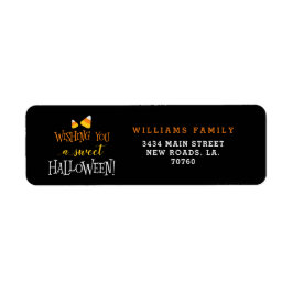 Ik wens je een lieve Halloween Etiket