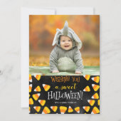 Ik wens je een lieve Halloween fotokaart Kaart (Voorkant)