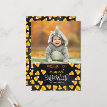 Ik wens je een lieve Halloween fotokaart