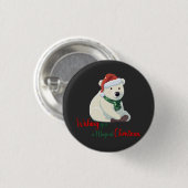 Ik wens je een magisch kerstbier ronde button 3,2 cm (Voorkant /achterkant)