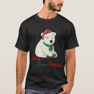 Ik wens je een magisch kerstbier t-shirt