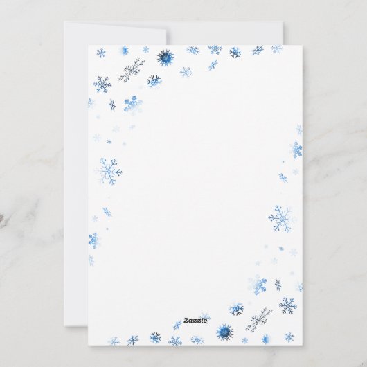 Ik wens je een magisch kerstseizoen! feestdagenkaart (Achterkant)