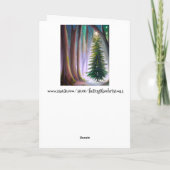 Ik wens je een magische kerst kaart (Achterkant)