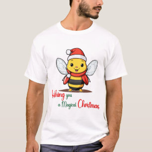 Ik wens je een magische kerst Schattige bij T-shirt