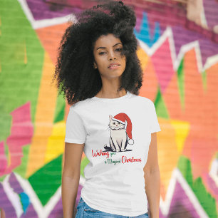 Ik wens je een magische kerstkat t-shirt