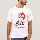 Ik wens je een magische kerstkat t-shirt (Voorkant)