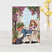 Ik wens je een mooie dag | vriendschap kaart (Gele Bloem)