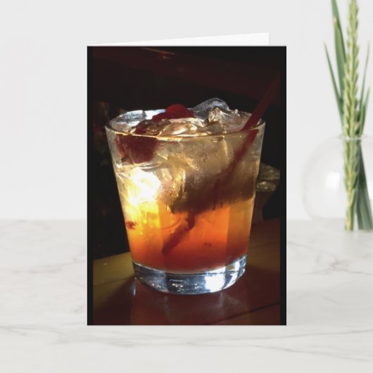 Ik wens je een oud, gevleid kerstfeest! feestdagen kaart (Voorkant)