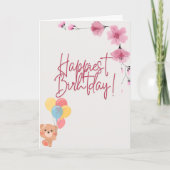 Ik wens je een prachtige dag. Hoop dat al je wense Kaart (Voorkant)