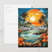 Ik wens je een prachtige verjaardag briefkaart (Voorkant / Achterkant)