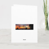 Ik wens je een prettige kerst. feestdagen kaart (Achterkant)