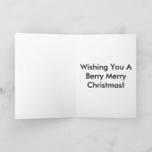 Ik wens je een prettige kerst. feestdagen kaart (Binnen)