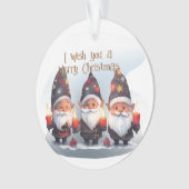 Ik wens je een prettige kerst ornament (voorkant)