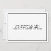 Ik wens je een prettige kerstfoto feestdagenkaart (Achterkant)