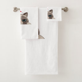 Ik wens je een prettige kleine, niet-giftige kat bad handdoek