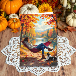 Ik wens je een rustgevend herfstseizoen kaart