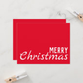 Ik wens je een seizoen vol liefde Kerstmis Kaart (Voorkant / Achterkant in situ)