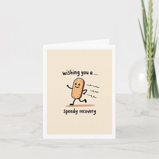Ik wens je een spoedig herstel toe kaart (Voorkant)