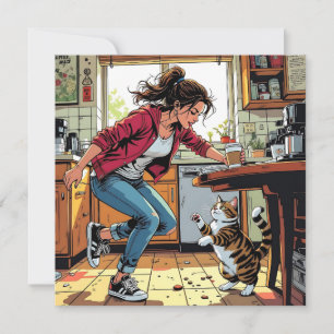 Ik wens je een stressvrije dag! Grappige vriends