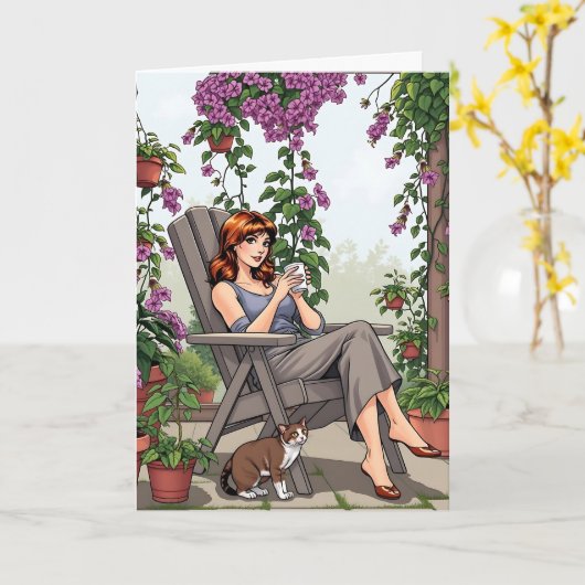 Ik wens je een verjaardag vol liefde kaart (Gele Bloem)