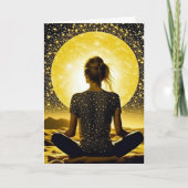 Ik wens je een vredige dag | mediteren kaart (Voorkant)