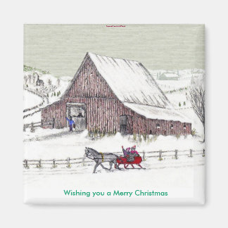 Ik wens je een vrolijk kerstfeest... magneet