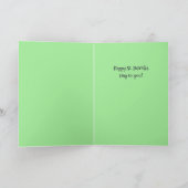 Ik wens je geluk - St. Patrick's Day Kaart (Binnen)