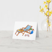 Ik wens je heel veel plezier in de zon kaart (Gele Bloem)