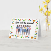 IK WENS JE HET ALLERBESTE** EN TOT ZIENS KAART (Gele Bloem)