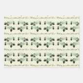 Ik wens je liefde bruiloft inpakpapier vel (Voorkant 3)