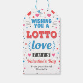 Ik wens je veel om van dit Valentijnsdag label te  Cadeaulabel (Voorkant)