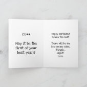 Ik wens je veel plezier, schattige puppies verjaar kaart (Binnen)