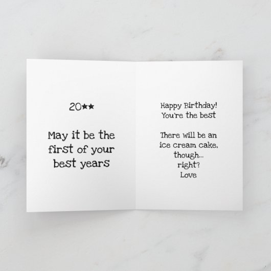 Ik wens je veel plezier, schattige puppies verjaar kaart (Binnen)