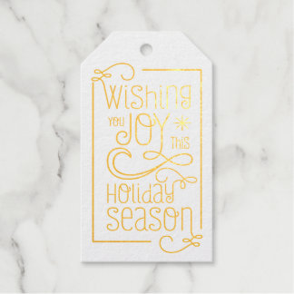 Ik wens je vreugde cadeaulabels