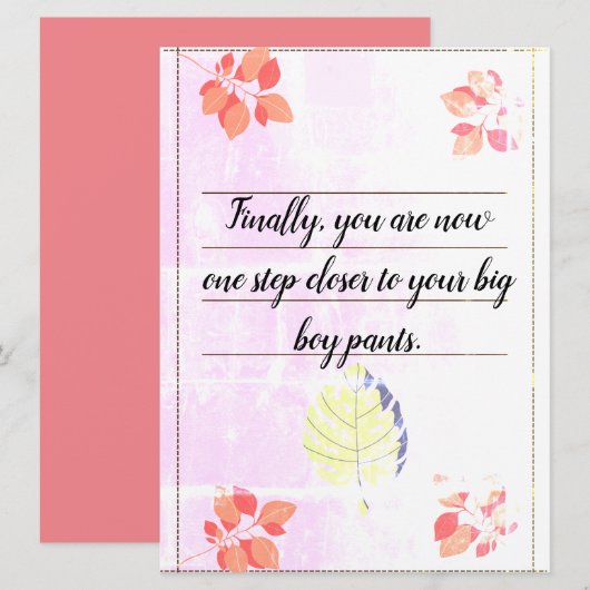 Ik wens je vrienden op hun beste dag hiermee (Voorkant / Achterkant)