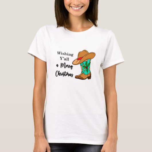 Ik wens jullie allemaal een prettige kerst t-shirt (Voorkant)