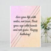 Ik wens jullie geliefden op hun beste dag hiermee (Staand voorkant)