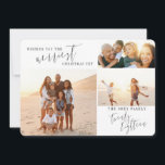 ik wens u 28 ^ 000 kerstdagen toe feestdagenkaart<br><div class="desc">Een prachtige kerstkaart met meerdere foto's met trendscripttekst. Een deel van een vakantie-collectie. Twintig,  andere jaren beschikbaar binnen de aanpassingsoptie.</div>